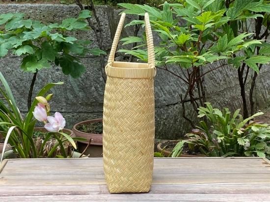 極上篠竹手提げ(高)かごバッグ(市場かご)小判【数量限定】 極上篠竹手提げ(高)かごバッグ(市場かご)小判【数量限定】