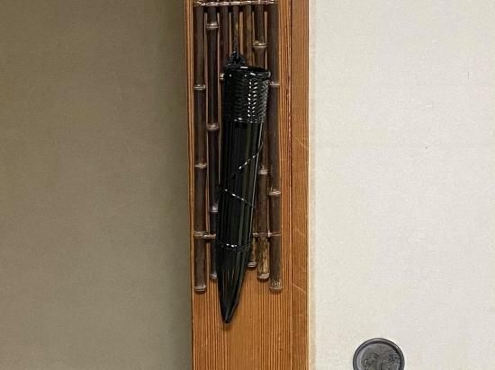 一輪挿し 鮎かご（染）花器 鮎篭 掛花