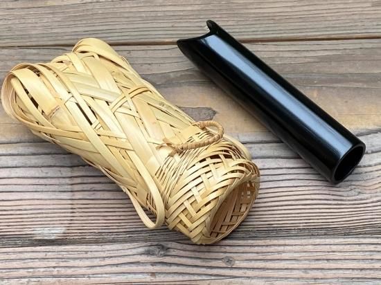一輪挿し 蝉かご（白）花器 鮎篭 掛花