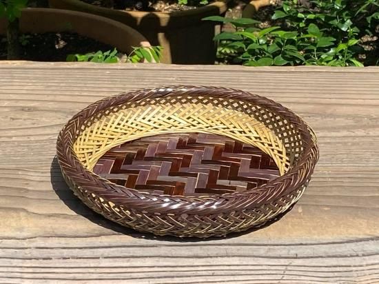 新品】暮らしに彩りを 竹の盛りかご のます