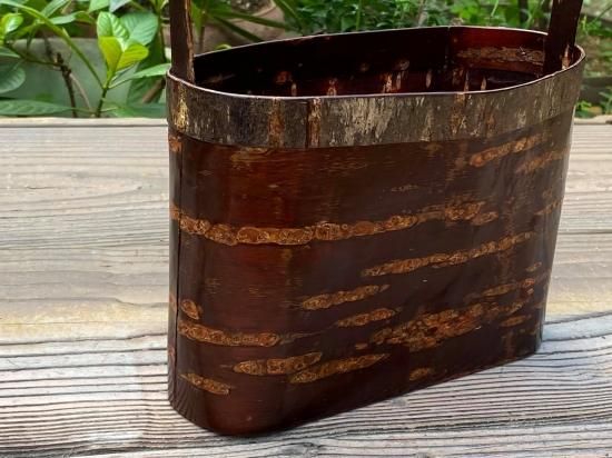 ※ラララ 桜皮細工チェスト＆ぐるぐるバームクーヘン籠 プレーンバウムラスク（7枚入り） | 【BARREL COFFEE BAUM