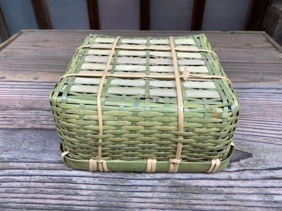 竹製塩かご(角篭)大相撲 竹製塩かご(角篭)大相撲