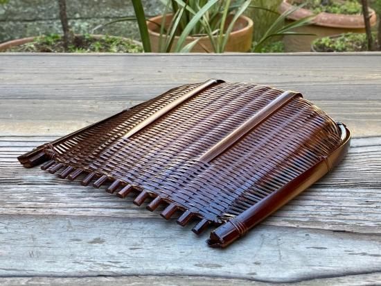 染竹箕皿（豆）箕ざる【今だけ特価】