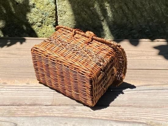 あけび 蓋付 バスケット【現品限り】