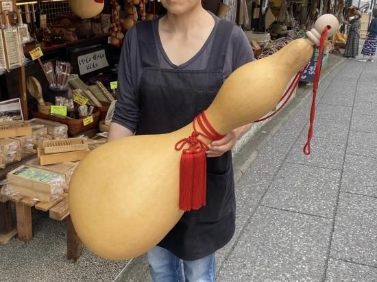 【冬バーゲン★】 天然ひょうたん（超特大）80cm【現品限り】 置物