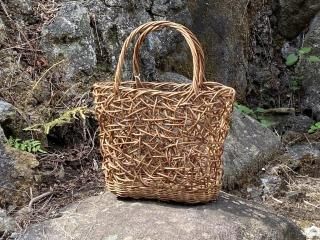 あけびかごバッグ - 竹細工/木工品/籐製品 藤倉商店 成田山 あけびかごバッグ - 竹細工/木工品/籐製品 藤倉商店 成田山