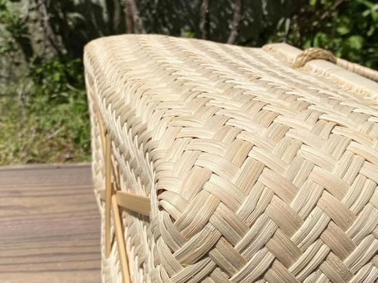 籐買出し篭（籐手）市場かご エコバッグ