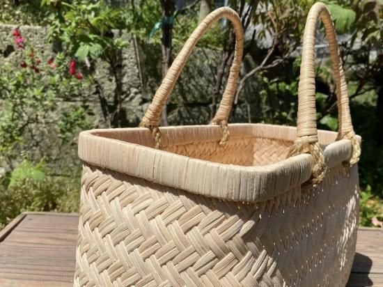【籐製 手付き籠】エコメルカリ便限定 籐製 手付き籠】エコメルカリ便限定 籐製 手付き籠】エコメルカリ便限定