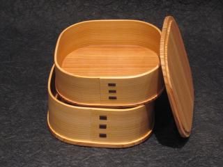 樽冨かまた 天然秋田杉 丸重 一段 重箱 弁当箱　樽富 曲げわっぱ 新品未使用 丸重弁当 | おひつと、一汁一菜。｜樽冨かまた【公式】