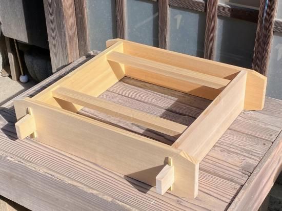 天然さわらの角セイロ(1尺3寸)39×39cm 天然さわらの角セイロ(1尺3寸)39×39cm