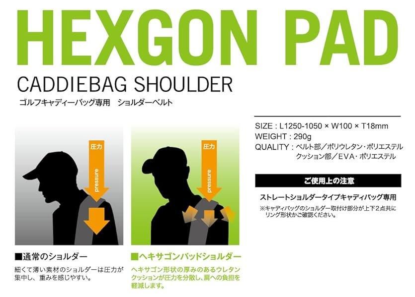 キャディバッグ専用】ショルダーベルト ウレタンパッド 4点式 キャディバッグ専用】ショルダーベルト ウレタンパッド 4点式