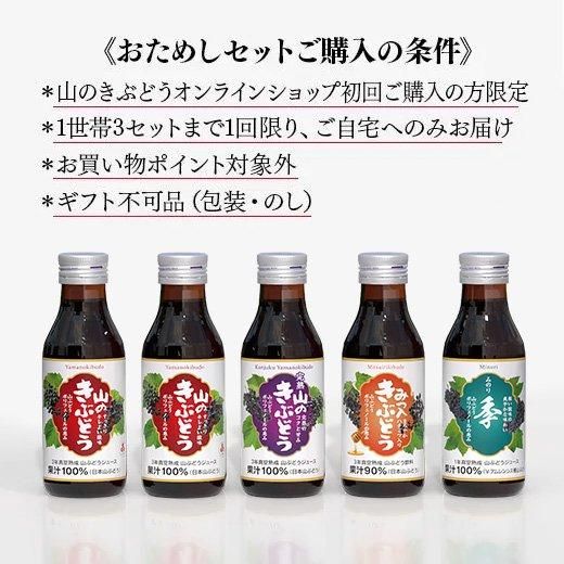 新規お客様限定】山のきぶどうおためしセット - 山のきぶどう