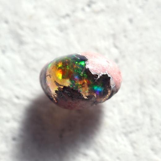 【週末限定値下げ⠀】パーセルジュエリー エチオピアオパール6.5mm ポンポネ オパール - まほら mahola art&crystal