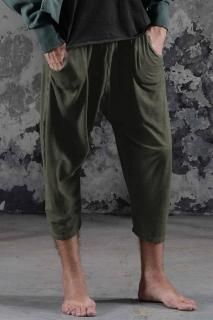 サルセーション Crotch 薄れる Pants Army Green サルセーション Crotch 薄れる Pants Army Green