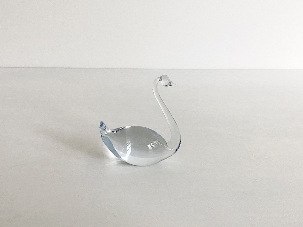 Glass  Object  /  Swan ( 3 )