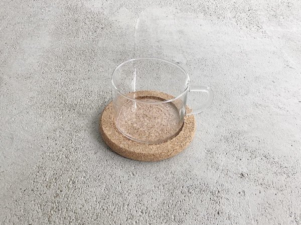 Glass Mug & Saucer ( 1 )  / Boda Nova