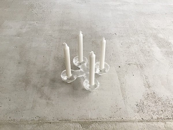 Glass Candle Stand ( 1 )