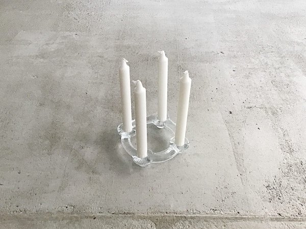 Glass Candle Stand ( 2 )