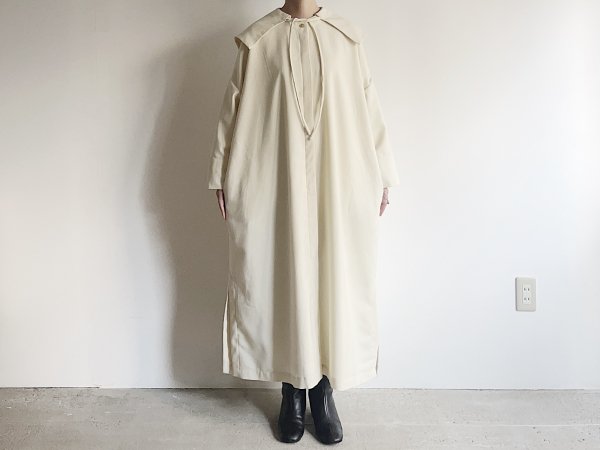 Original puritancollor coat dress  /  アイボリー
