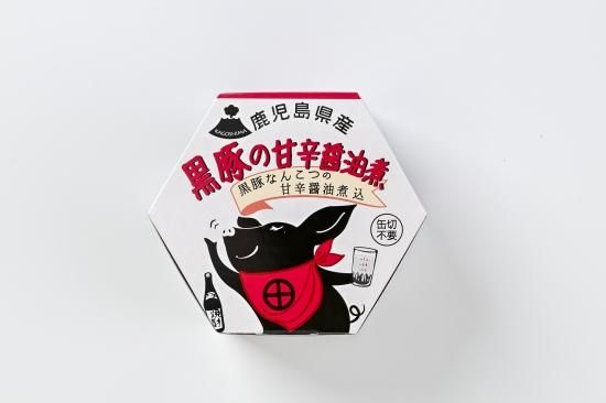 鹿児島県産黒豚 希少部位使用 黒豚軟骨の甘辛醤油煮 ど んと1ケース 24個入り 黒豚専門 オンラインショップ