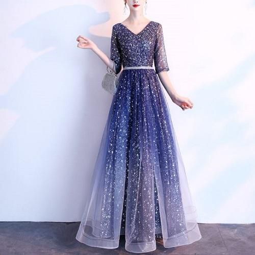 華やか輝く✨シースルーロングダンスドレス 楽天市場】ダンス 衣装