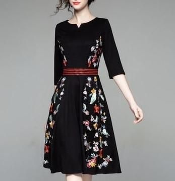 ワンピース｜ひざ丈｜花柄｜レディースファッション通販dressytokyo