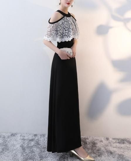 パーティードレス｜きれいめ｜ブラック｜パーティードレス通販Dressy