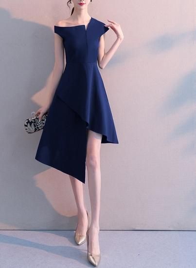 パーティードレス｜着痩せ｜無地｜パーティードレス通販Dressy