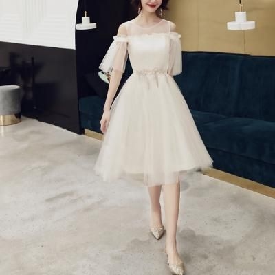 ミモレ丈のパーティードレス・ミディ丈ドレス・結婚式演奏会ドレスの通販