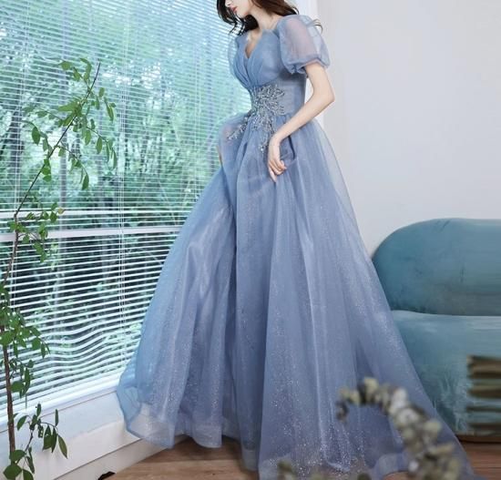 ロングドレス|通販|パフスリーブ|パーティードレス通販Dressy ロングドレス|通販|パフスリーブ|パーティードレス通販Dressy