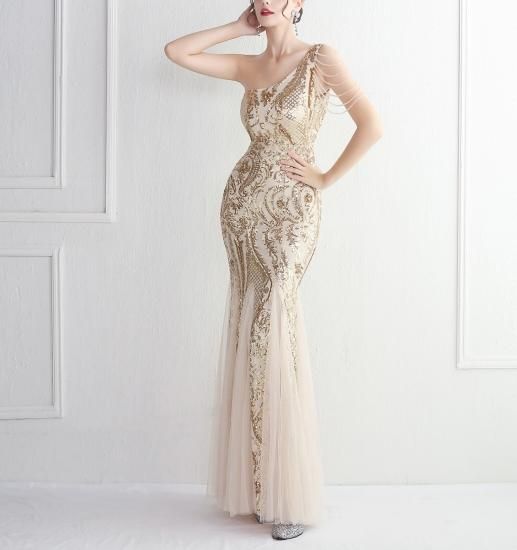 ロングドレス｜通販｜ワンショルダー｜パーティードレス通販Dressy