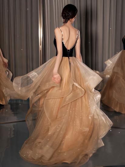 ロングドレス｜バイカラー｜結婚式｜パーティードレス通販Dressy