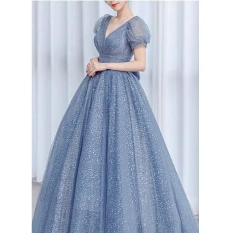 パーティードレス｜結婚式｜Vネック｜パーティードレス通販Dressy