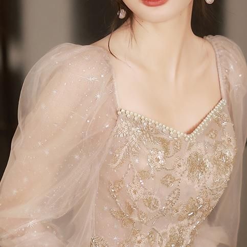 パーティードレス｜結婚式｜刺繍｜パーティードレス通販Dressy