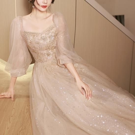 パーティードレス｜結婚式｜刺繍｜パーティードレス通販Dressy