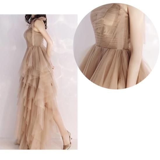 【Mac Duggal】レースティアードフリルロングドレス 楽天市場】ランキング1位🥇パーティードレス 結婚式