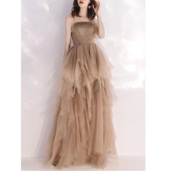 パーティードレス｜結婚式｜フリル｜パーティードレス通販Dressy