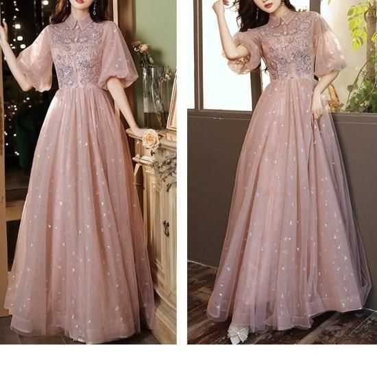 パーティードレス｜ロング｜キラキラ｜パーティードレス通販Dressy