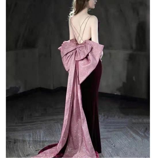 ロングドレス|リボン|ベルベット|パーティードレス通販Dressy ロングドレス|リボン|ベルベット|パーティードレス通販Dressy