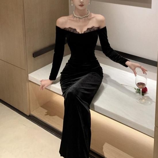 パーティードレス｜オフショルダー｜ロング｜パーティードレス通販Dressy