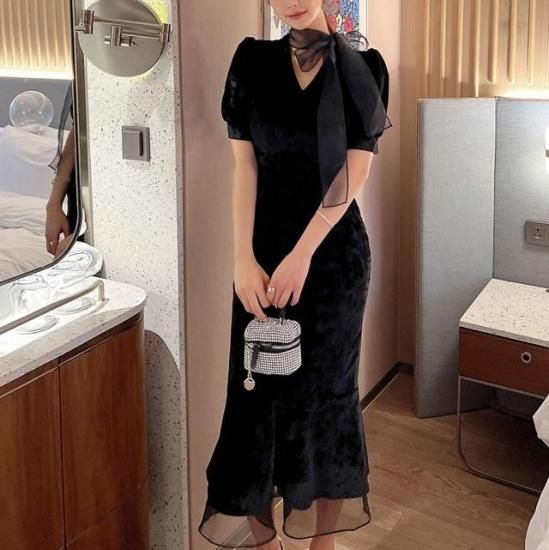 パーティードレス｜ブラック｜20代｜パーティードレス通販Dressy