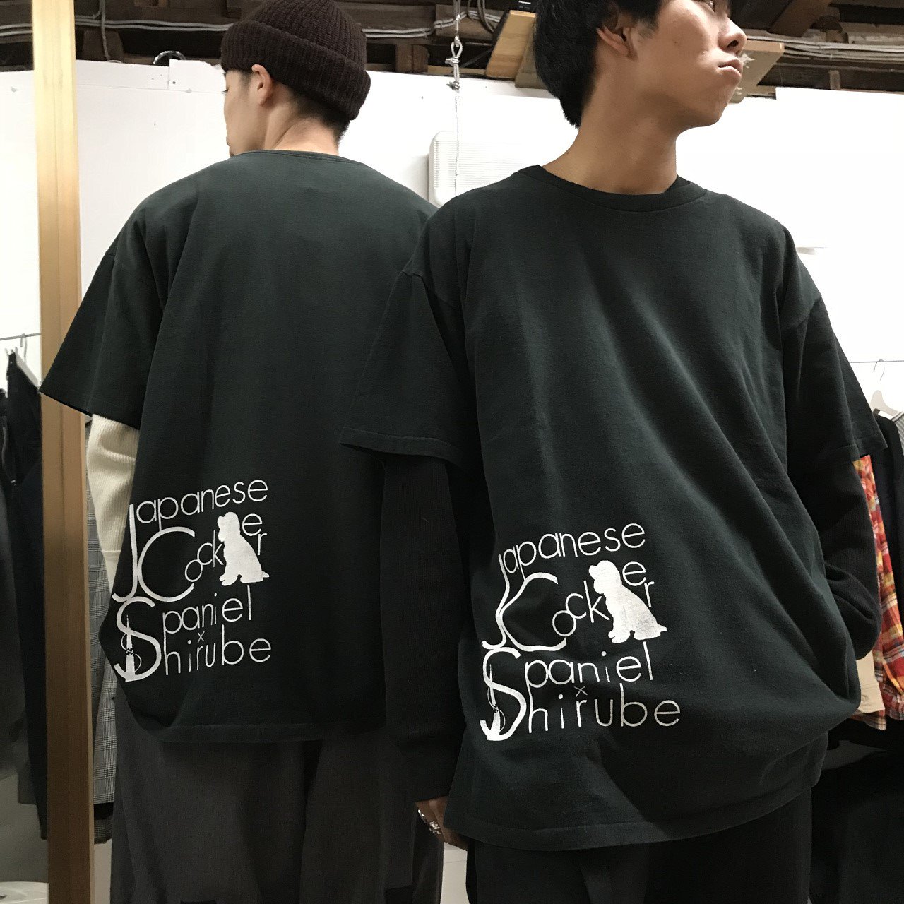 Japanese Cocker Spaniel×Shirube コラボTshirt