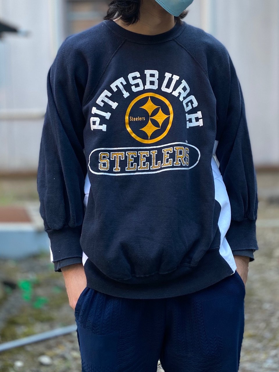 <img class='new_mark_img1' src='https://img.shop-pro.jp/img/new/icons14.gif' style='border:none;display:inline;margin:0px;padding:0px;width:auto;' />Switching side and under sleeve pullover sweat 11