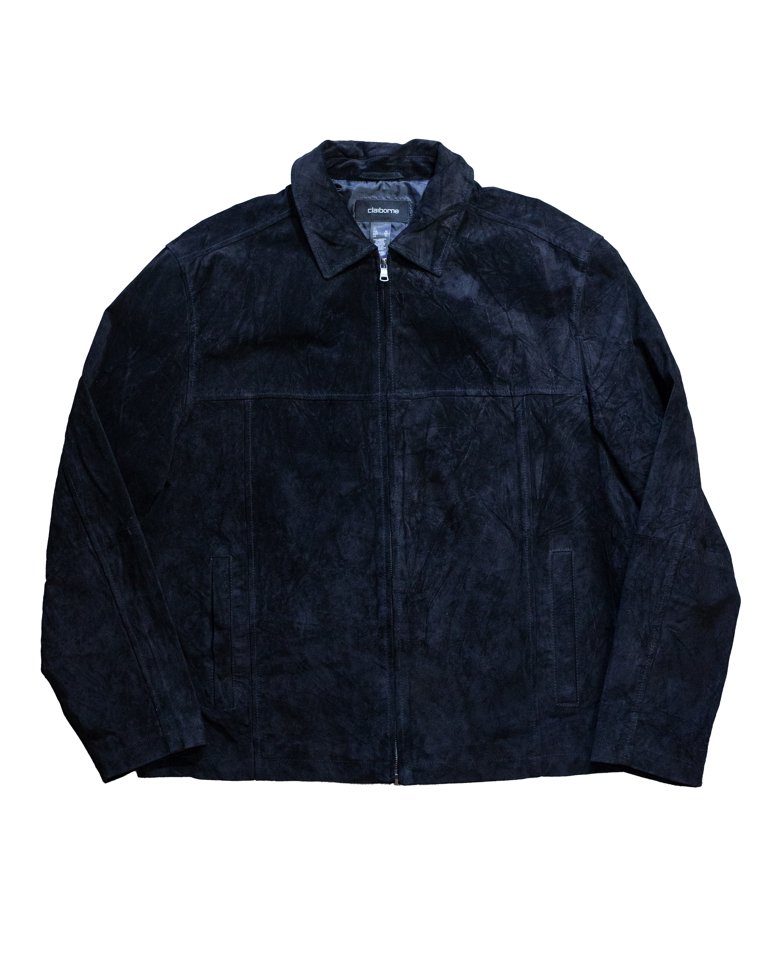 claiborne suede leather drizzler jacket