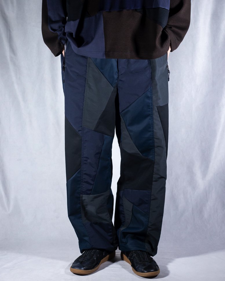 【ANREALAGE】PANEL PATCHWORK PANTS