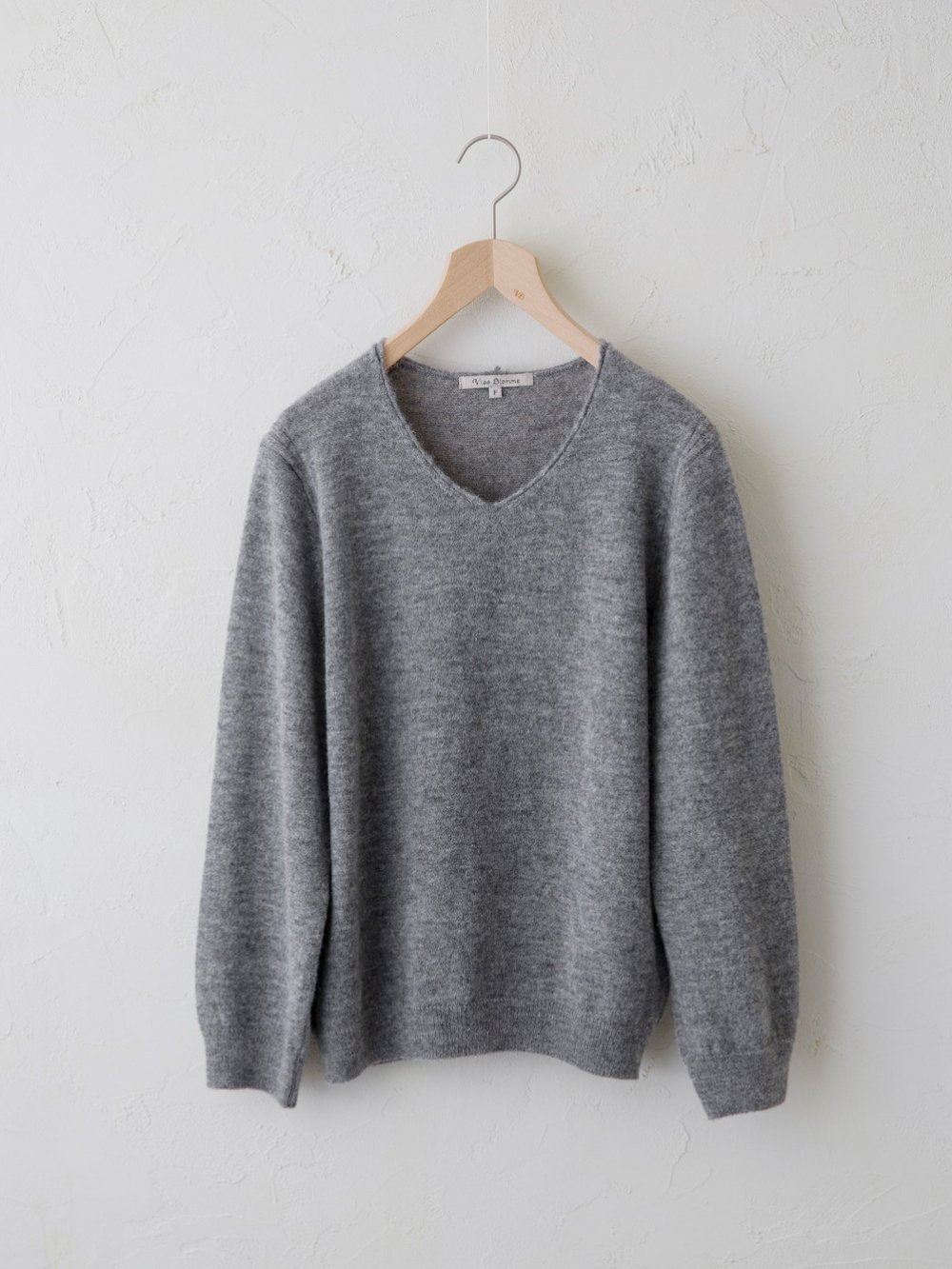 Baby Alpaca Wool VNプルオーバー