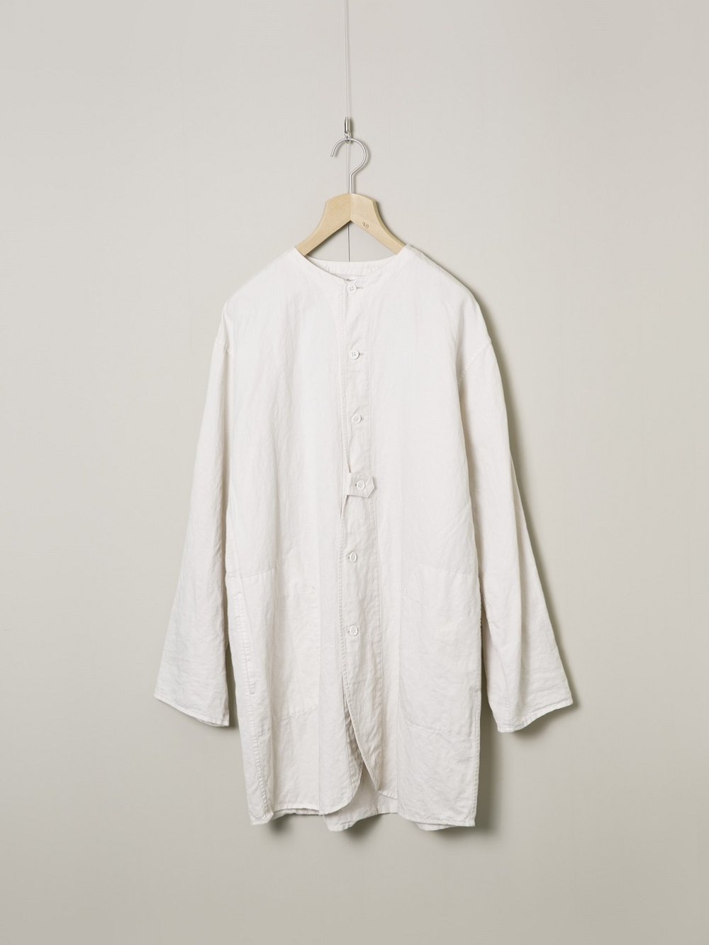 【Vlas Blomme -juni-】 Work Linen Cotton オーバーシャツ