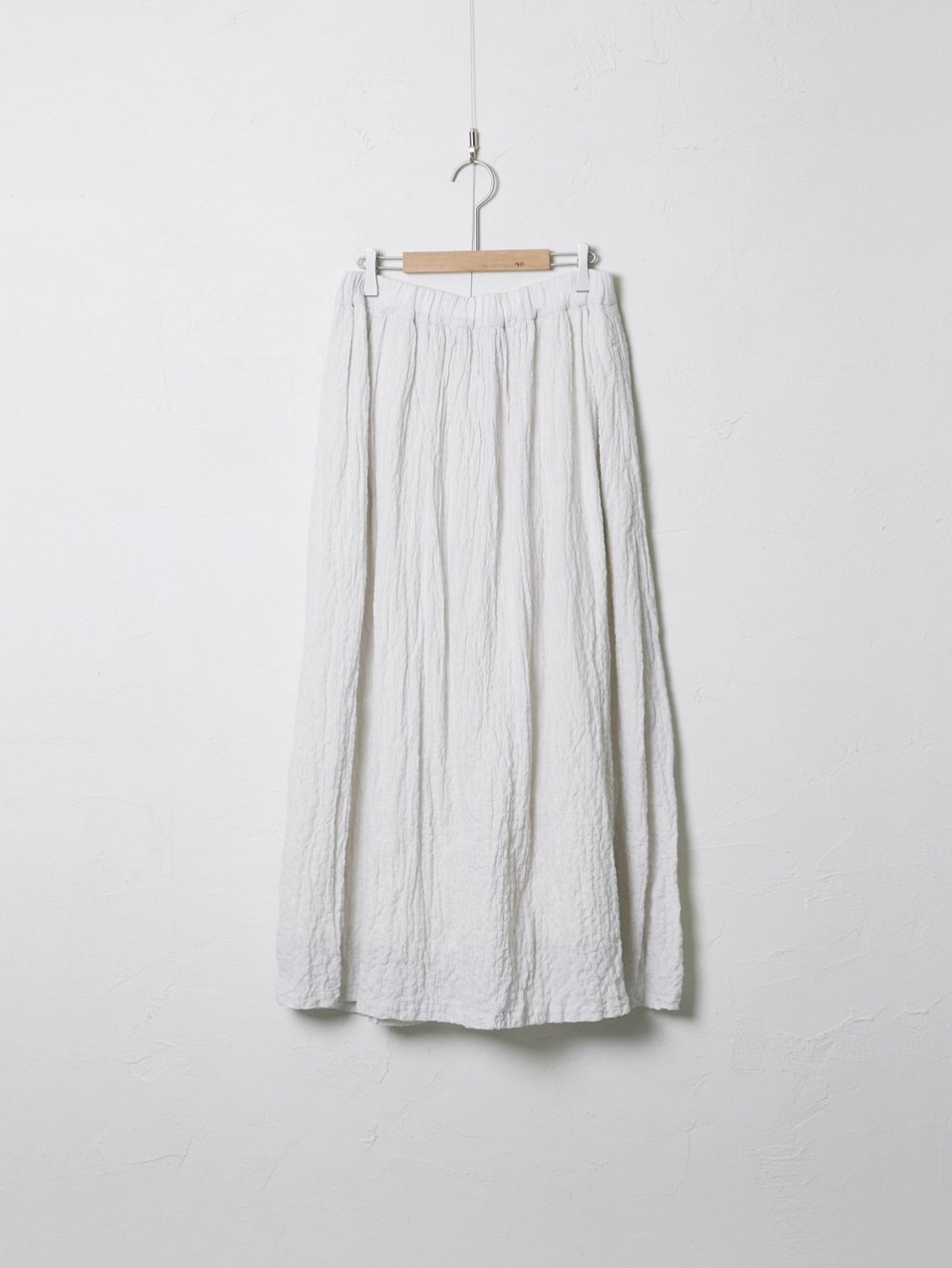 Airy Linen Rayon 裏付きギャザースカート