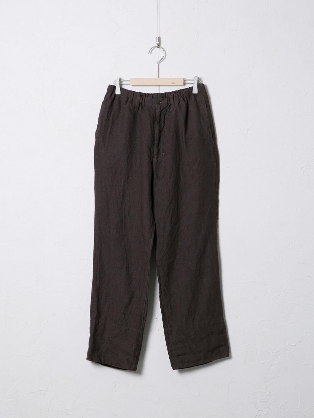 Light Linen Canvas ストレートパンツ