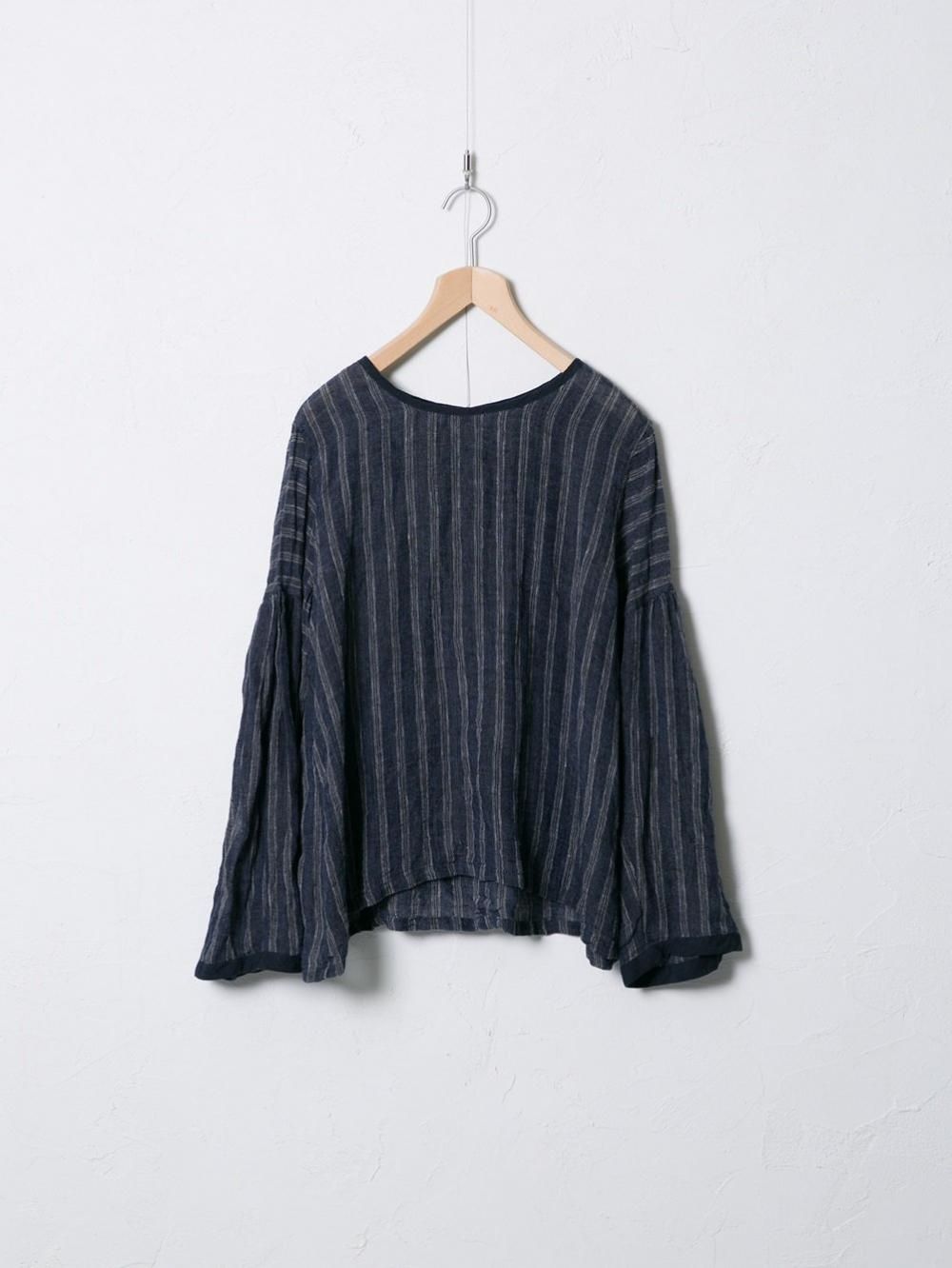 Winter Gauze Stripe ブラウス